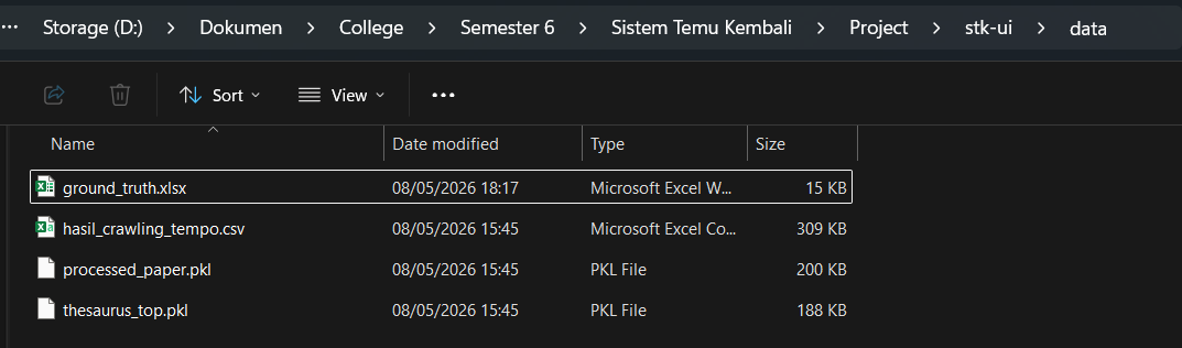 Isi folder data